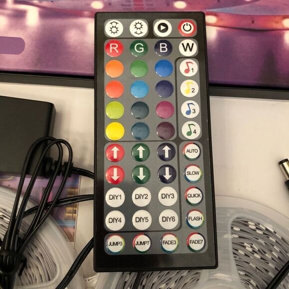 KEEP SMILE - NWT Sealed Box 100' Strip Lights/2 Rolls of 50' Each/Bluetooth - Picture 10 of 12